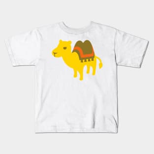 Desert Camel Emoticon Kids T-Shirt